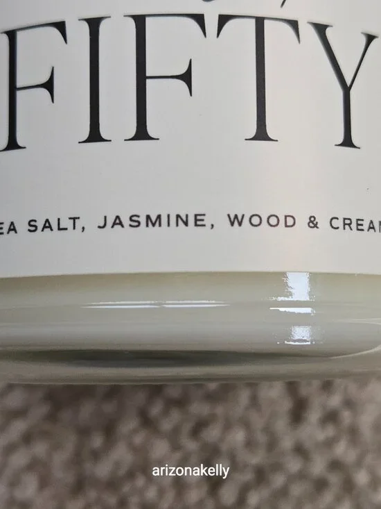 NEW Scented Soy Candle Gift for 50th Birthday: "Cheers to 50!" - Picture 6 of 6